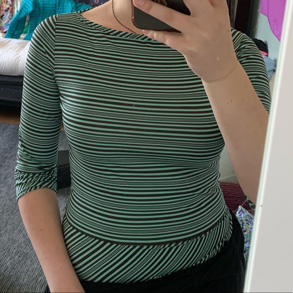 Vintage Mint Striped Tee